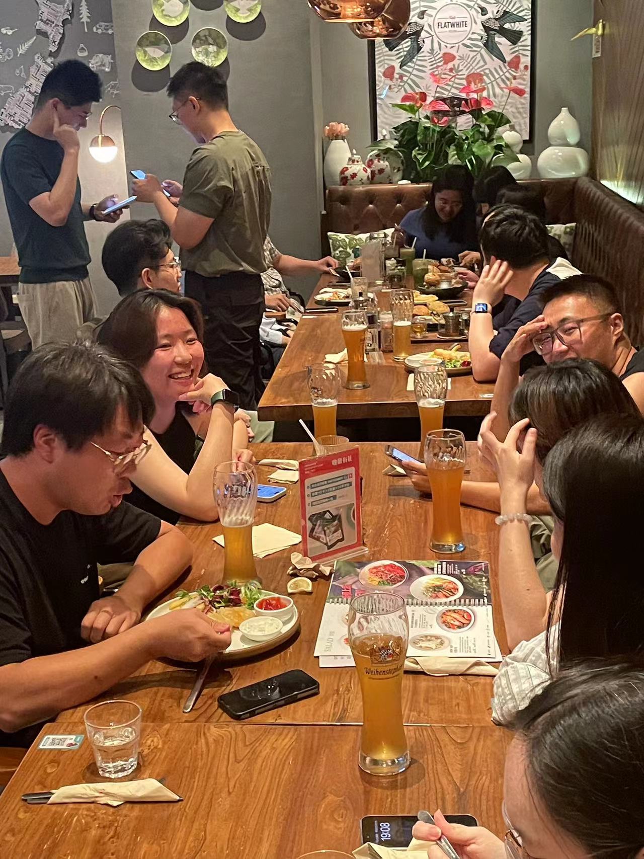 a group of alumni gathered together